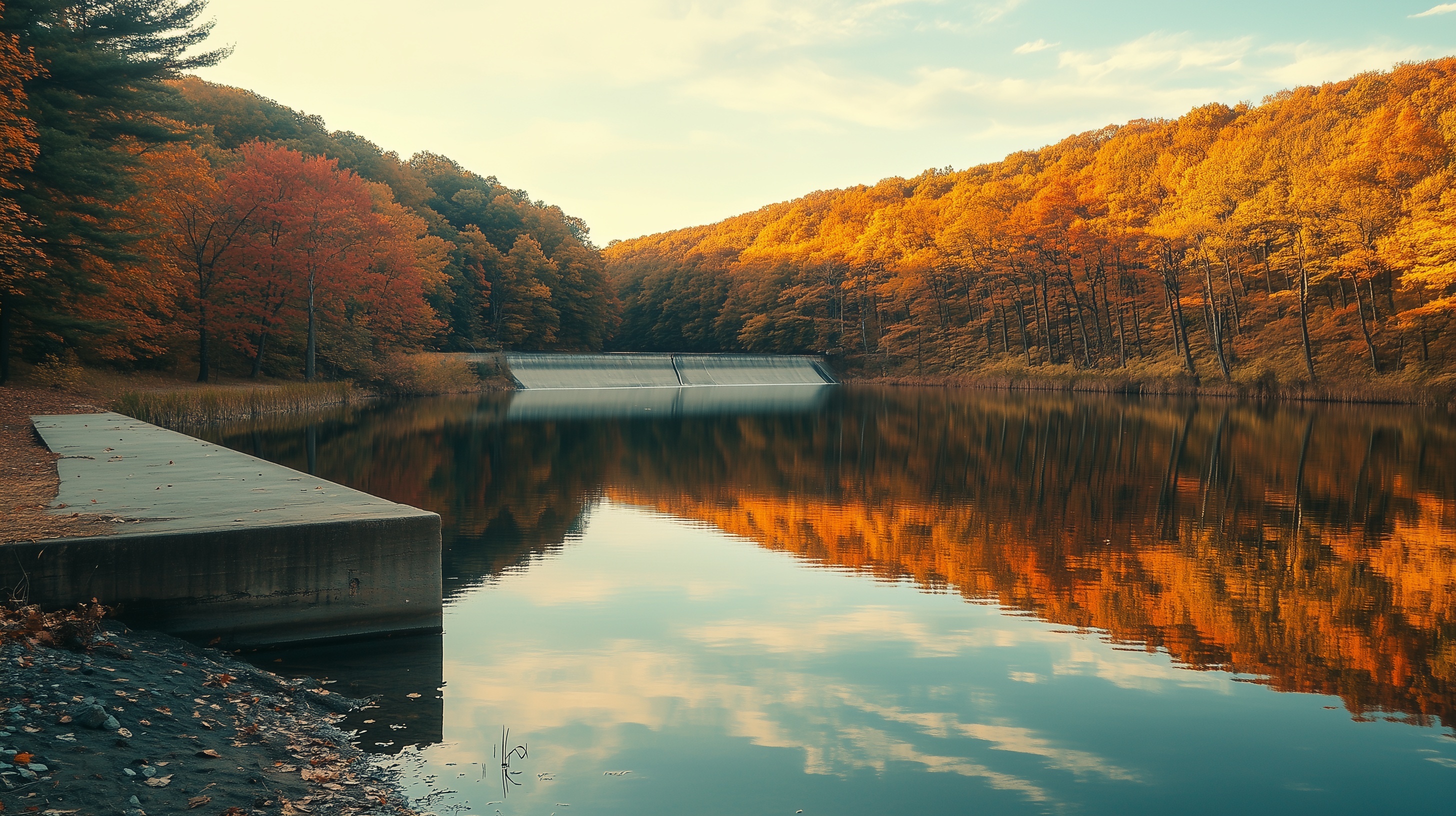 Washington Lake reservoir near Newburgh, NY